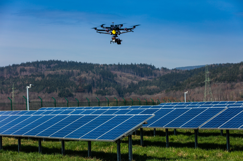 Image result for Solar Panel Maintenance Drones