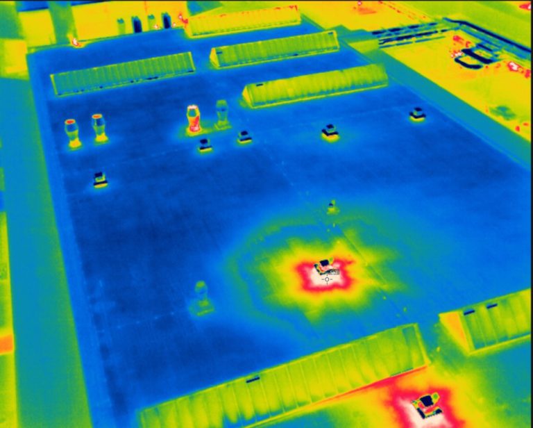📸 Thermodiagnostics of flat roofs 🏢 with infrared camera for UAV