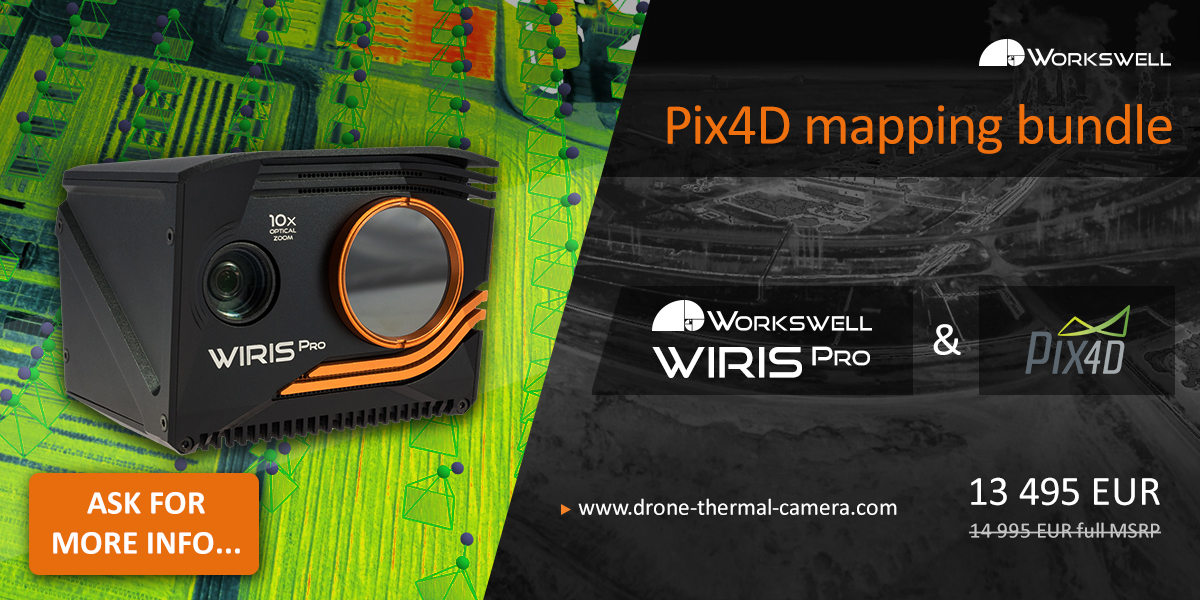 Workswell Wiris Pro + Pix4D