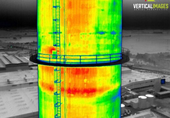 Chimney inspection - drone based 3D thermal modeling
