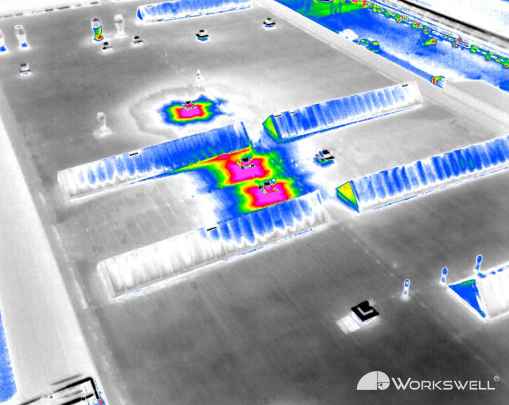 Workswell WIRIS Pro building inspection 06 Thermodiagnostics of Flat Roofs