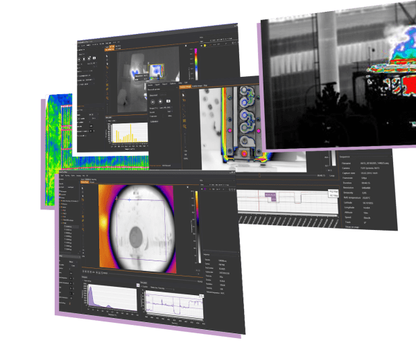Workswell's CorePlayer software for thermal data analysis
